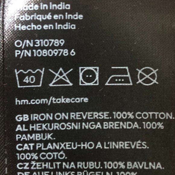 H&M T-Shirt Womens M Brown Smiley Collection Printed Short Sleeve Tee Shirt - Picture 4 of 6